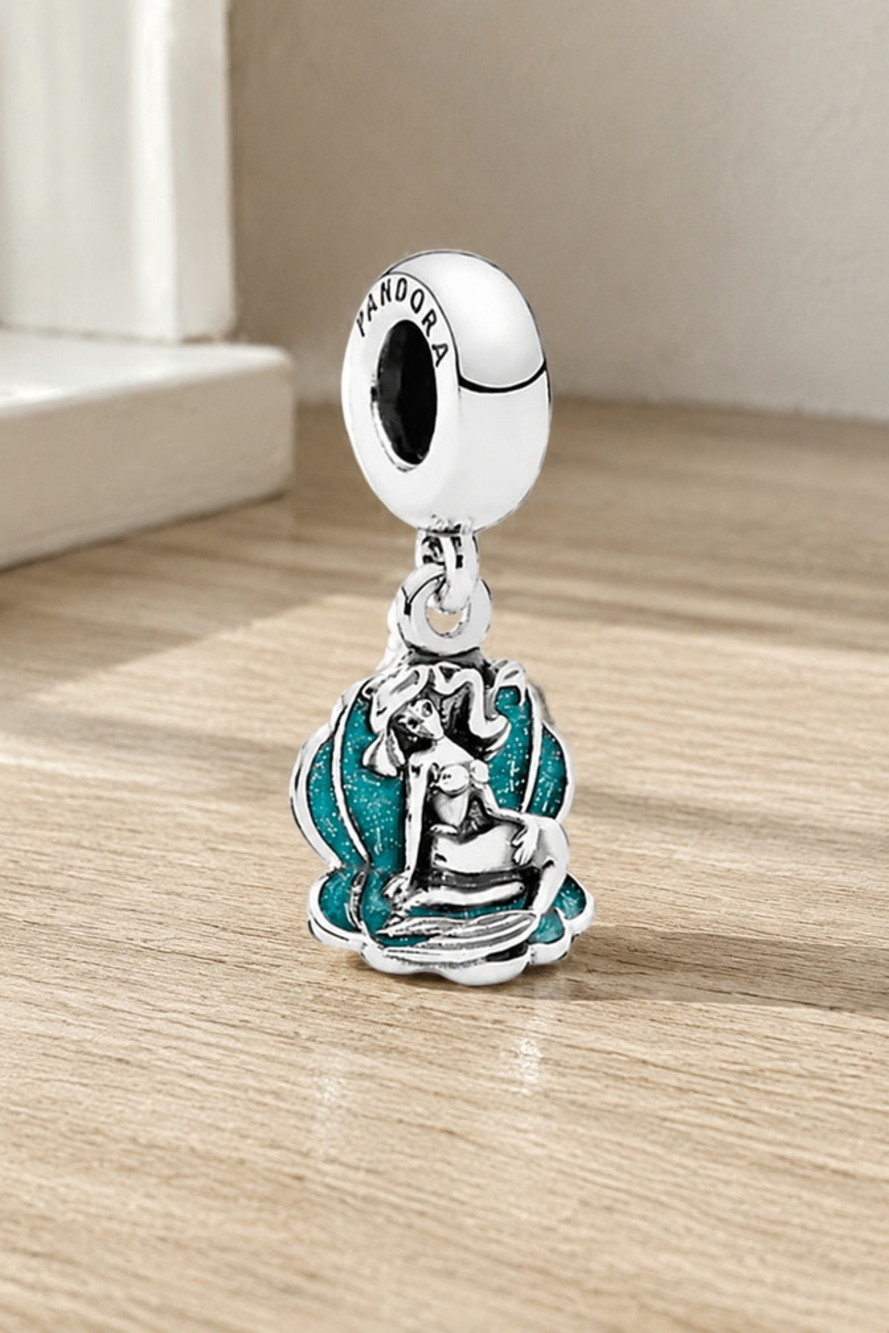 Pandora Airplane Globe & Suitcase Triple Dangle Charm